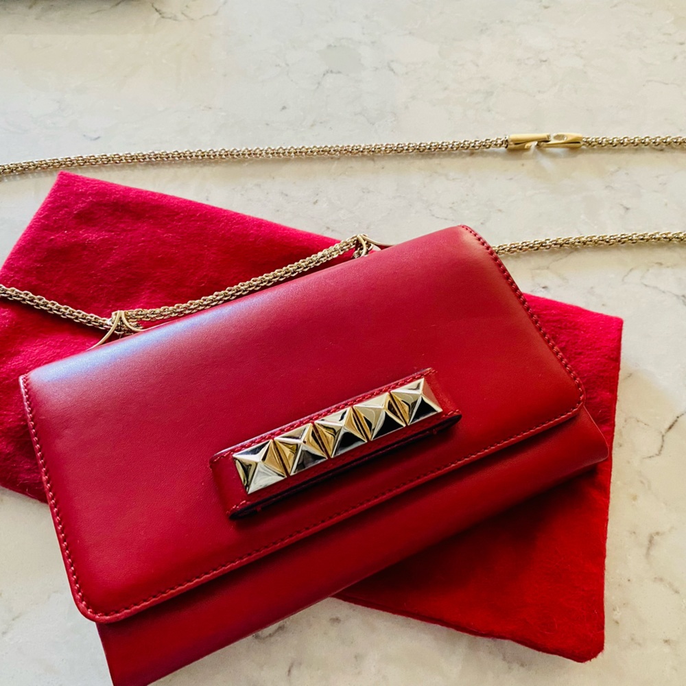 Valentino Clutch With Studs Gently Used